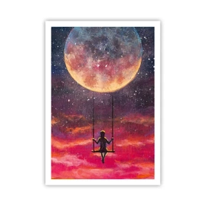 Poster - Cu capul în nori - 70x100 cm