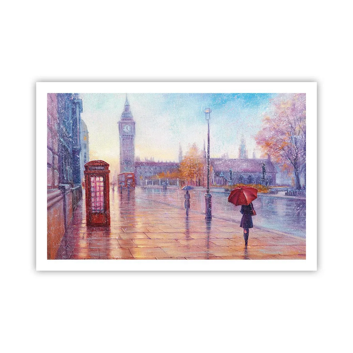 Poster - O zi de toamnă londoneză - 91x61 cm