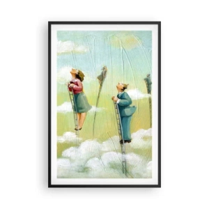 Poster în ramă neagră - Urmează-ți visul - 61x91 cm