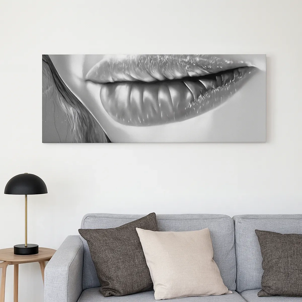 Tablou pe pânză - Știu la ce te gândești... - 30x30 cm