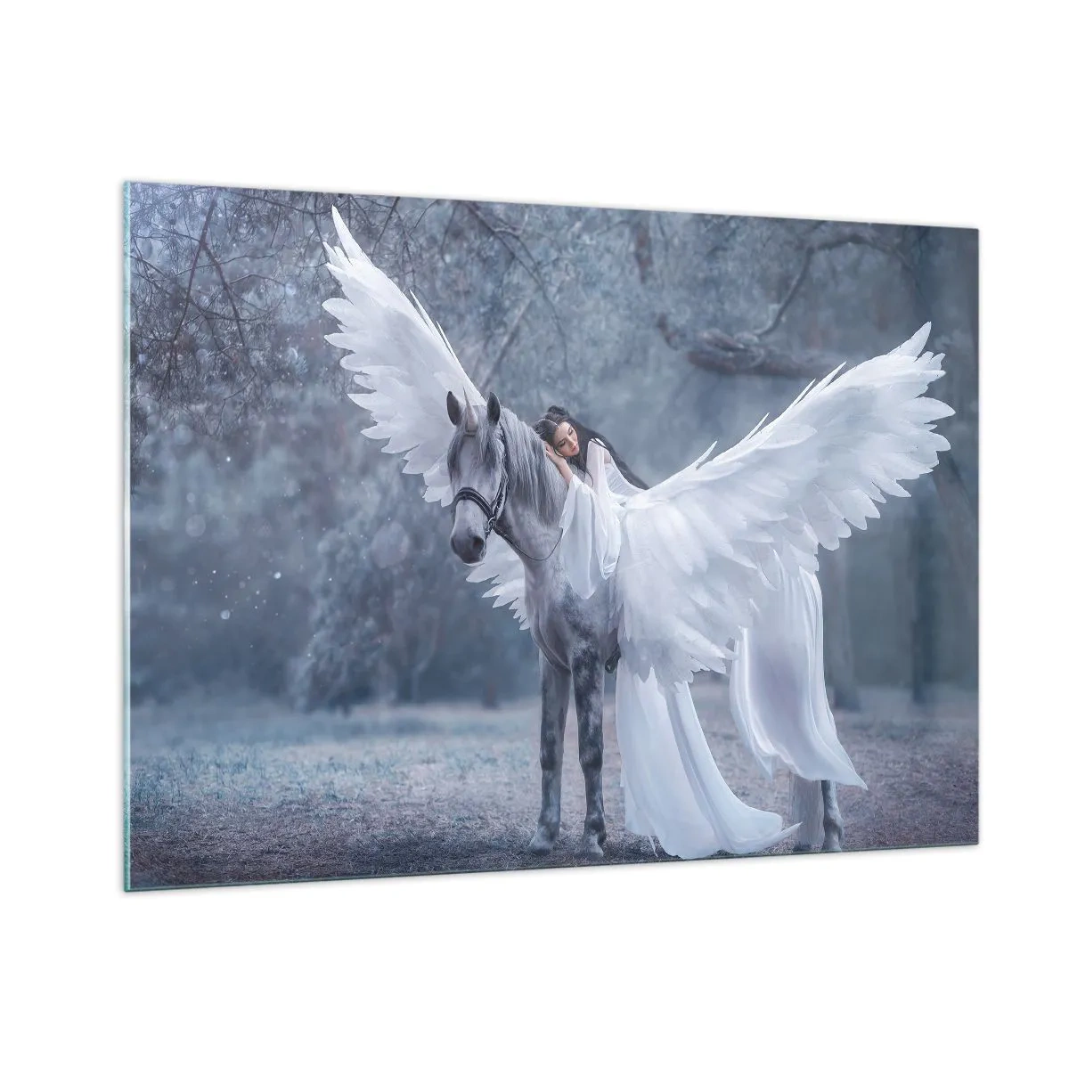 Tablou pe sticlă - Moment inspirat - 100x70 cm