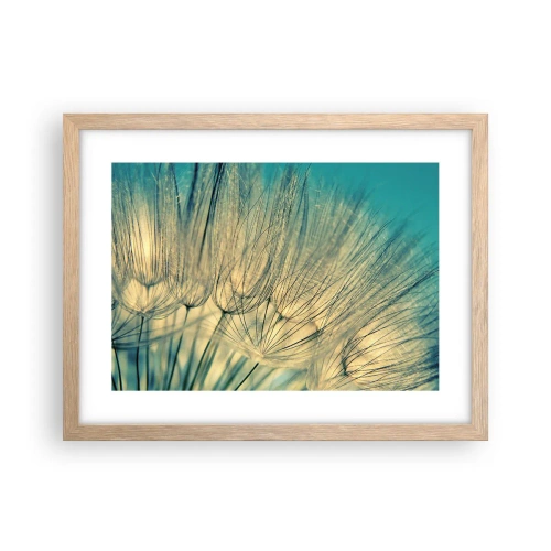 Poster în ramă de stejar deschis - Așteptând vântul - 40x30 cm