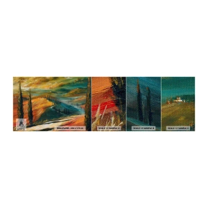 Mostră tapet Premium Sand - Peisaj toscan - Peisaj, Toscana, Călătorii - 100x30 cm