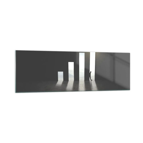 Tablou pe sticlă - Succesul - o impresie - 160x50 cm