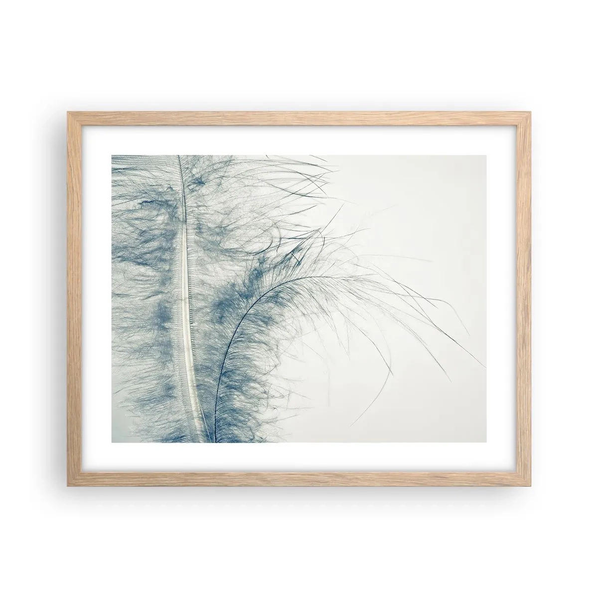 Poster în ramă de stejar deschis - Șoapta naturii - 50x40 cm