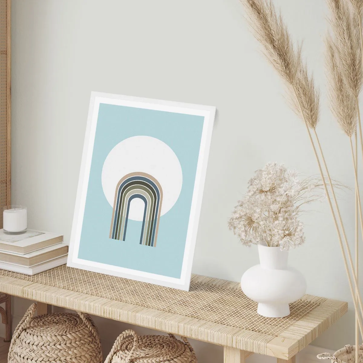 Poster în ramă albă - Atracție irezistibilă - 40x50 cm