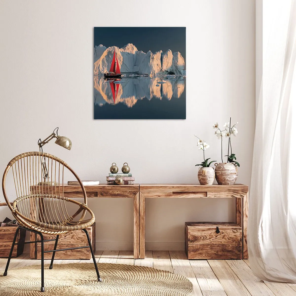 Tablou pe pânză - La capătul lumii - 40x40 cm