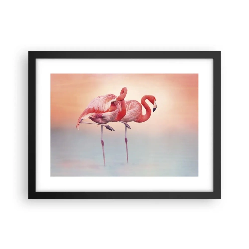 Poster în ramă neagră - În culoarea soarelui care apune - 40x30 cm