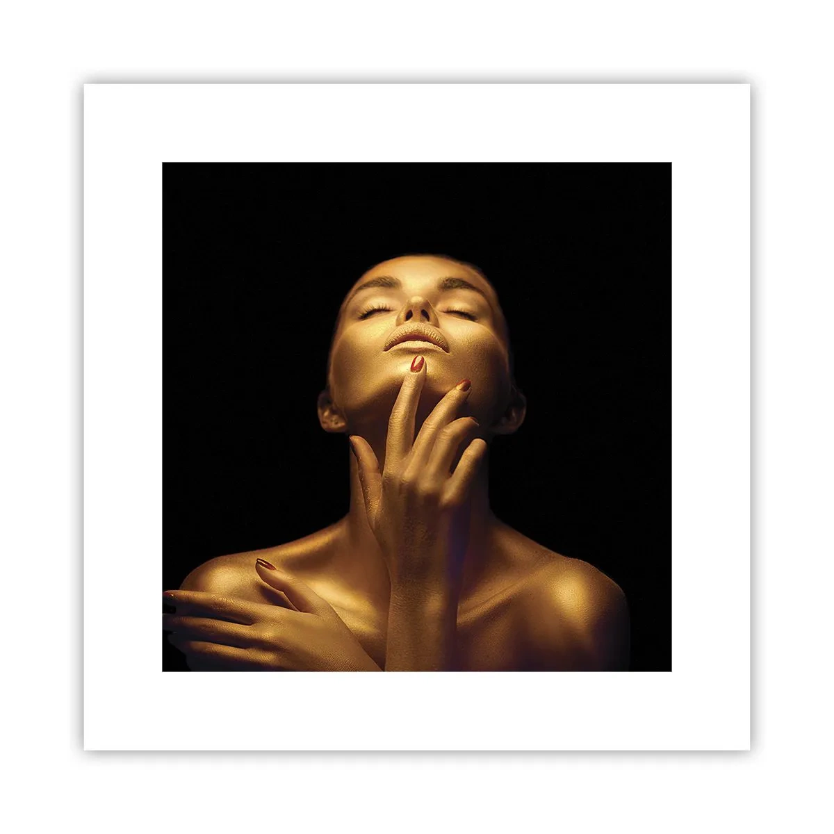 Poster - Ca mătasea aurie - 30x30 cm