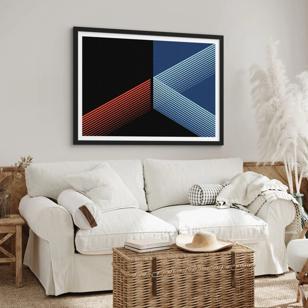 Poster în ramă neagră - O poveste simplă - 70x50 cm