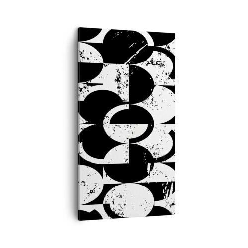 Tablou pe pânză - Albul e alb și negrul e negru - 45x80 cm