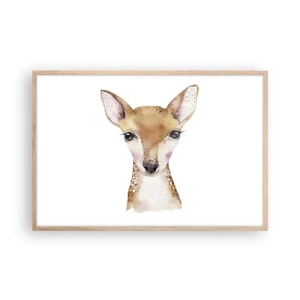 Poster în ramă de stejar deschis - Natura inocenței - 91x61 cm