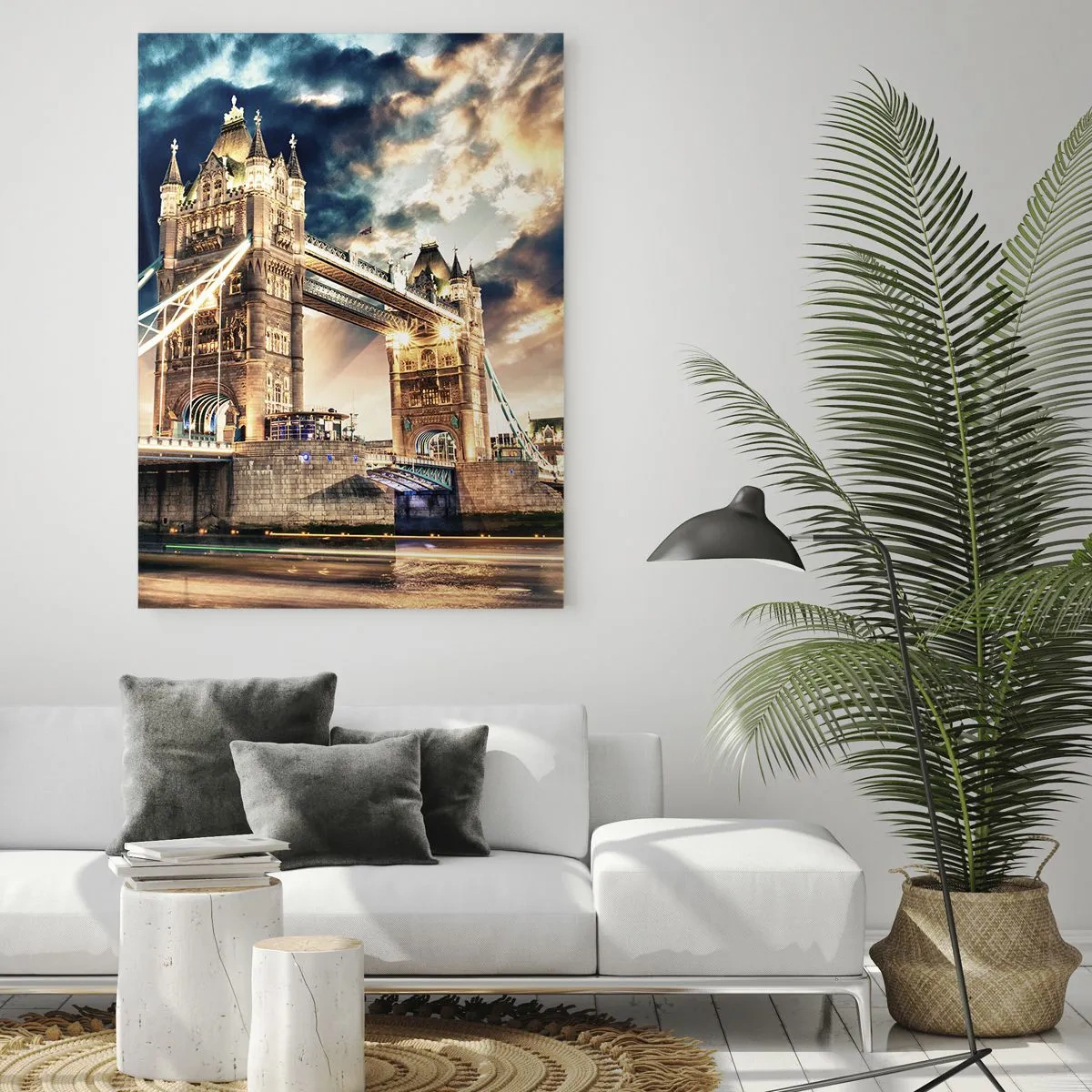 Tablou pe sticlă - Un monument al imperiului victorian - 70x100 cm