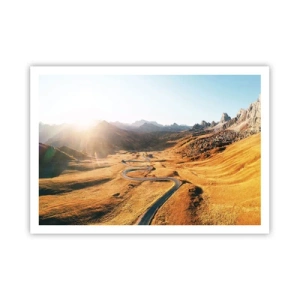 Poster - Într-o vale de aur - 100x70 cm