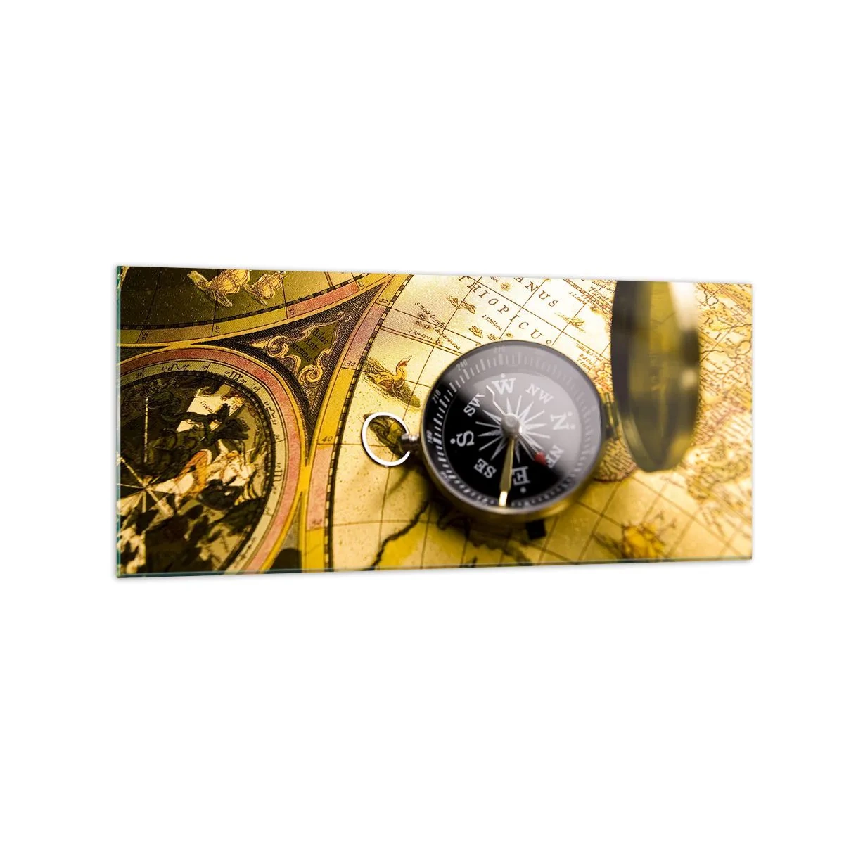 Tablou pe sticlă - Sau poate până la capătul lumii? - 120x50 cm