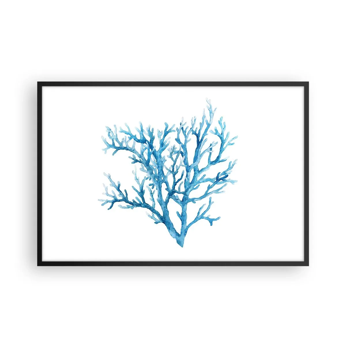 Poster în ramă neagră - Filigranul marin - 91x61 cm