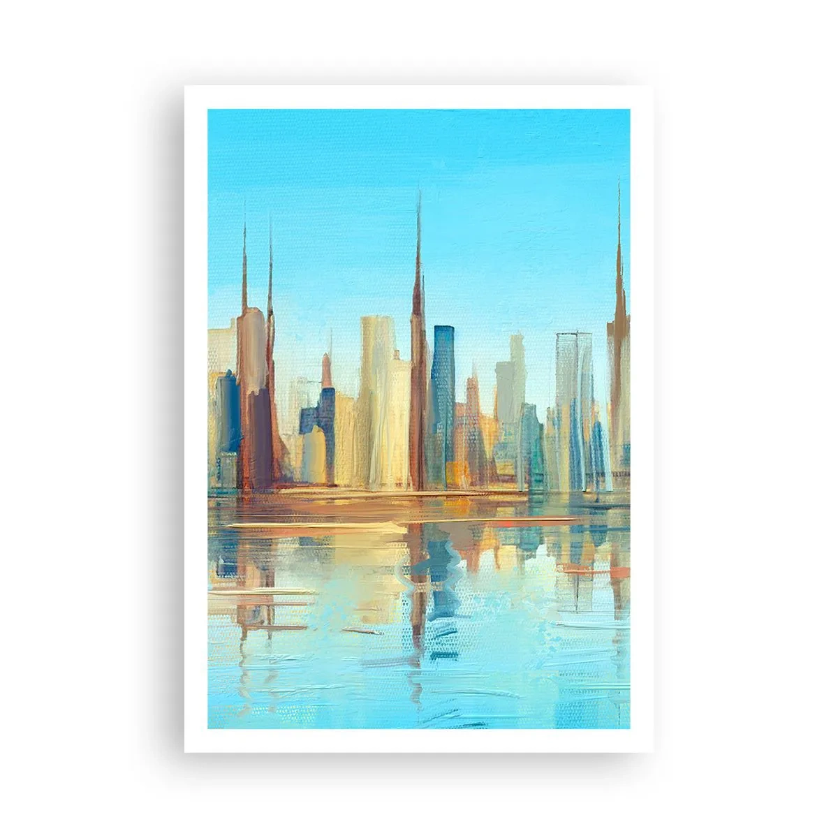 Poster - Metropola însorită - 70x100 cm