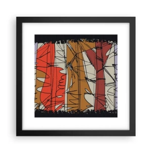 Poster în ramă neagră - Compoziție spontană - 30x30 cm