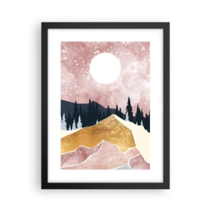 Poster în ramă neagră - Garda de noapte - 30x40 cm