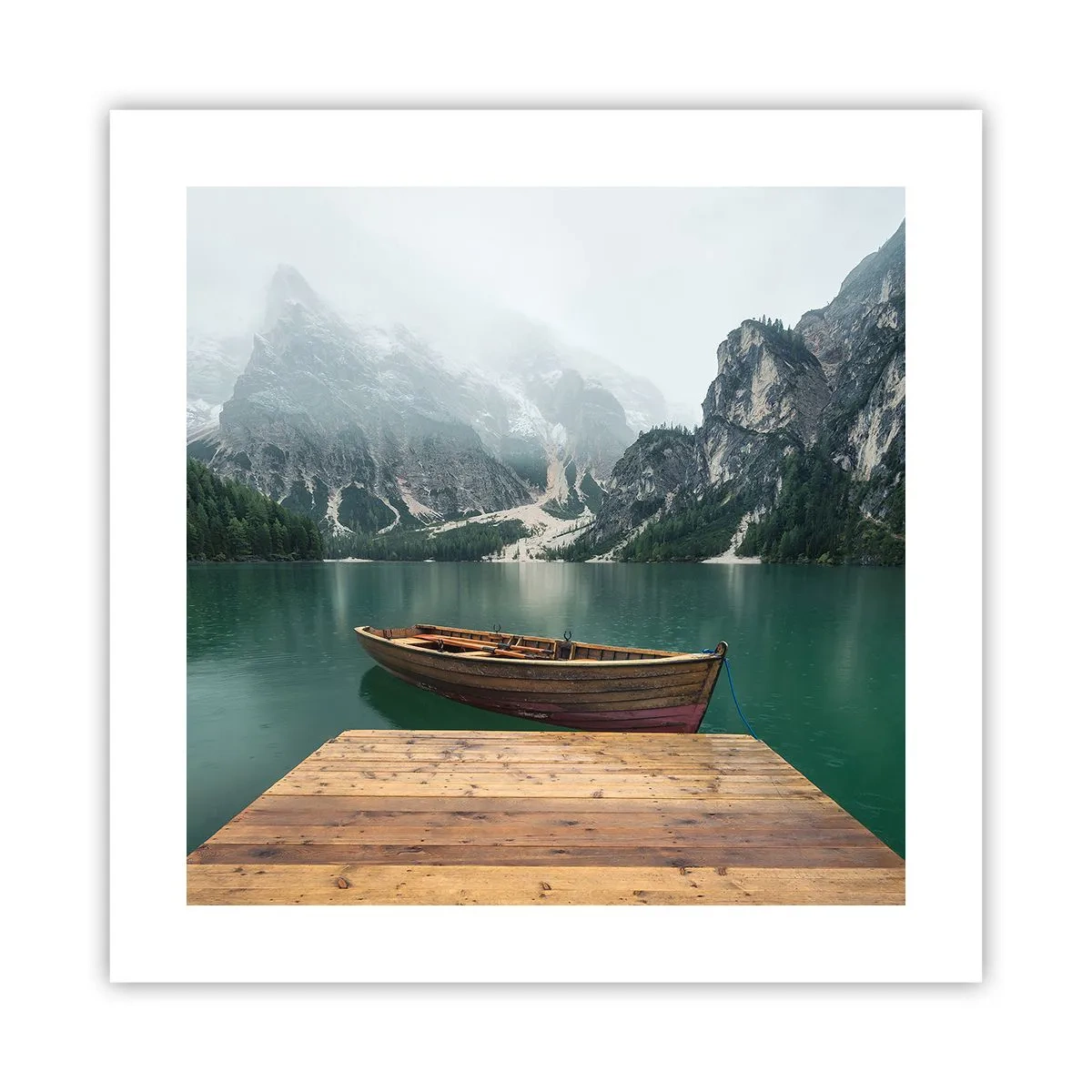 Poster - Și frunțile mândre - 40x40 cm