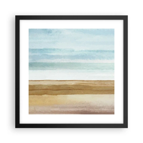 Poster în ramă neagră - Serenitate - 40x40 cm