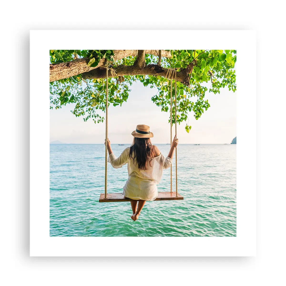 Poster - Viața este frumoasă - 40x40 cm