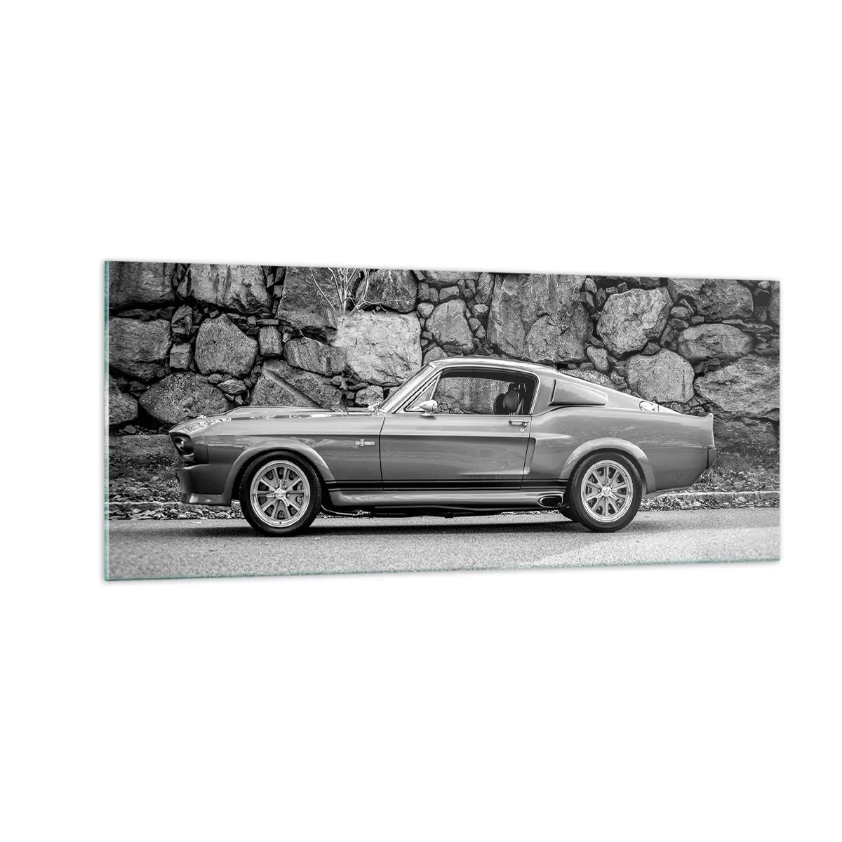 Tablou pe sticlă - Legenda anilor '60. - 100x40 cm