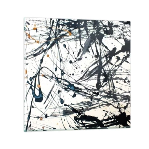 Tablou pe sticlă - Cu sau fără sens? - 50x50 cm