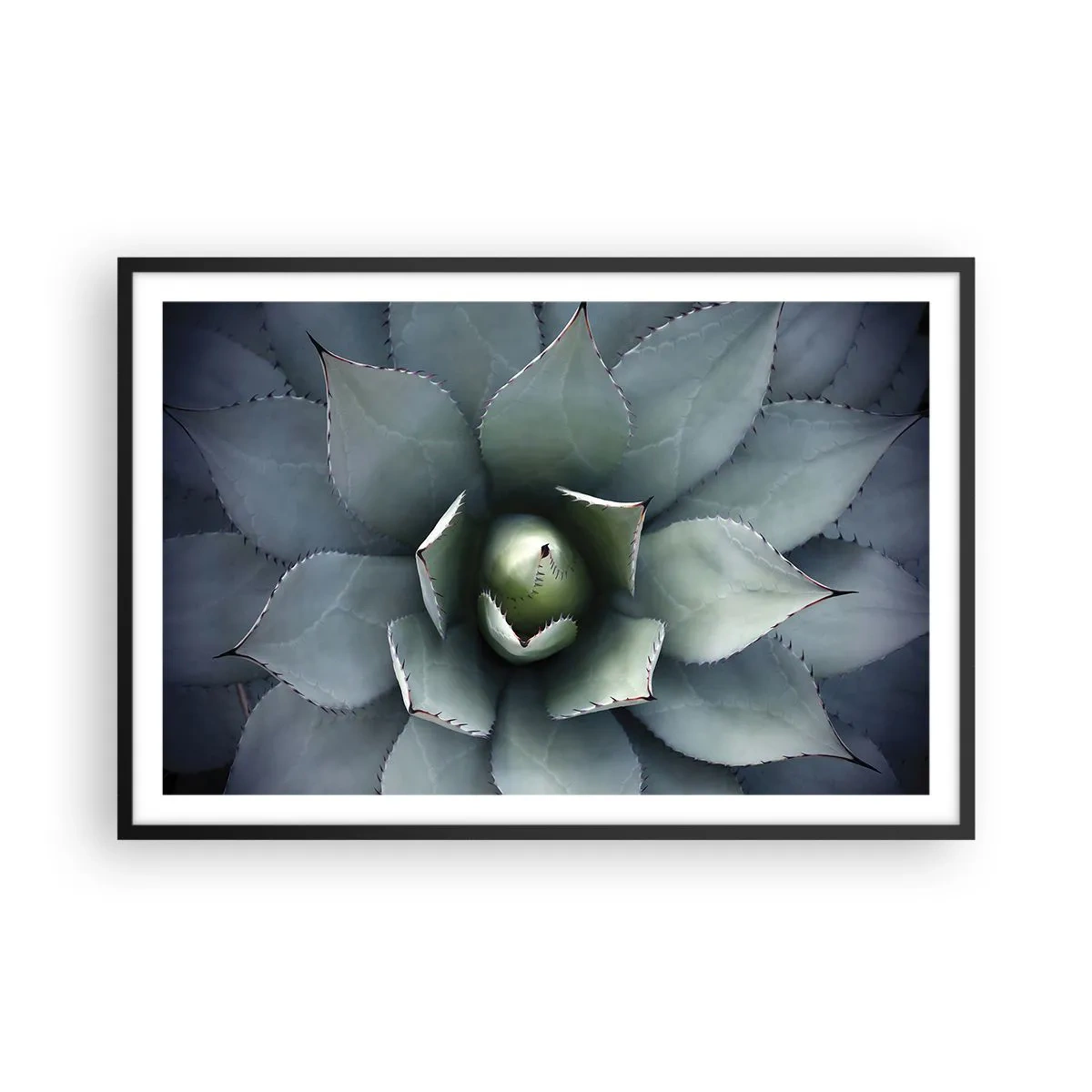 Poster în ramă neagră - Momește și avertizează - 91x61 cm