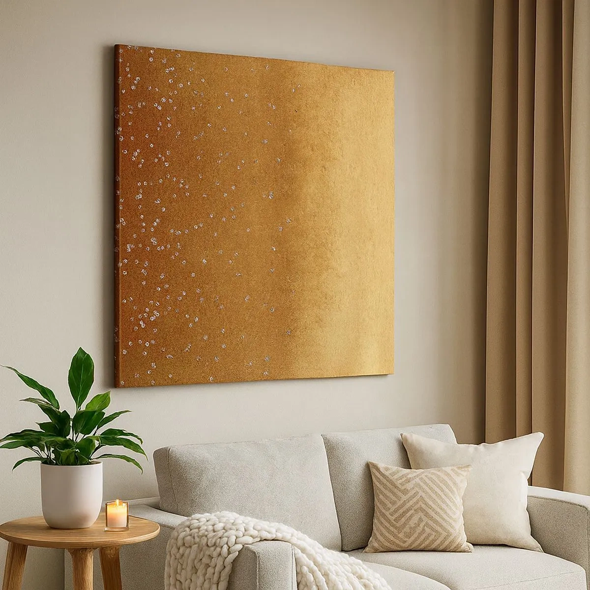 Tablou pe pânză - Nașterea luminii - 30x30 cm