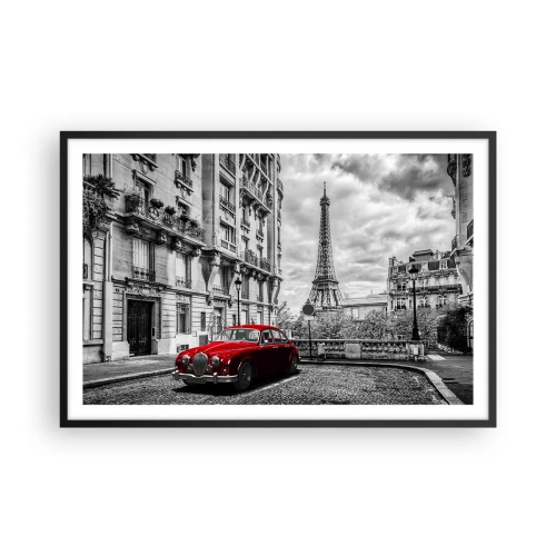 Poster în ramă neagră - Prădător în oraș - 91x61 cm