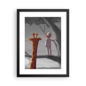 Poster în ramă neagră - Acest lucru se întâmplă cu adevărat - 30x40 cm