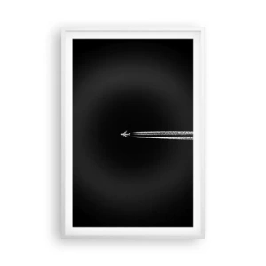 Poster în ramă albă - Într-o altă dimensiune - 61x91 cm
