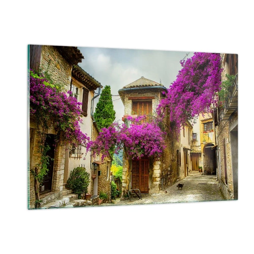 Tablou pe sticlă - Sub un baldachin floral - 120x80 cm