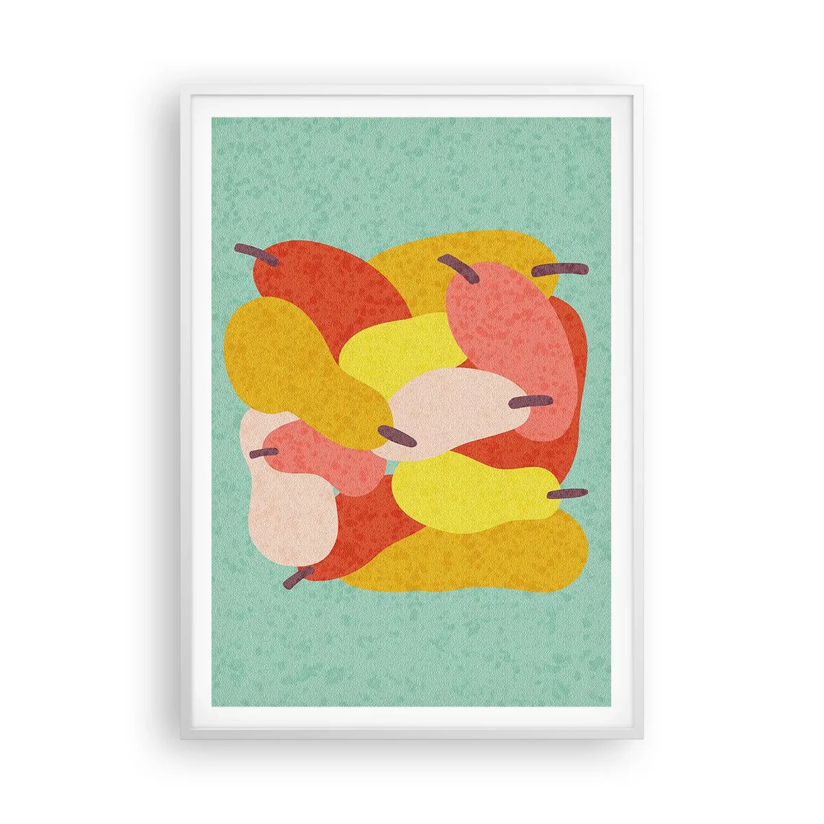 Poster în ramă albă - Gustă soarele de vară - 70x100 cm