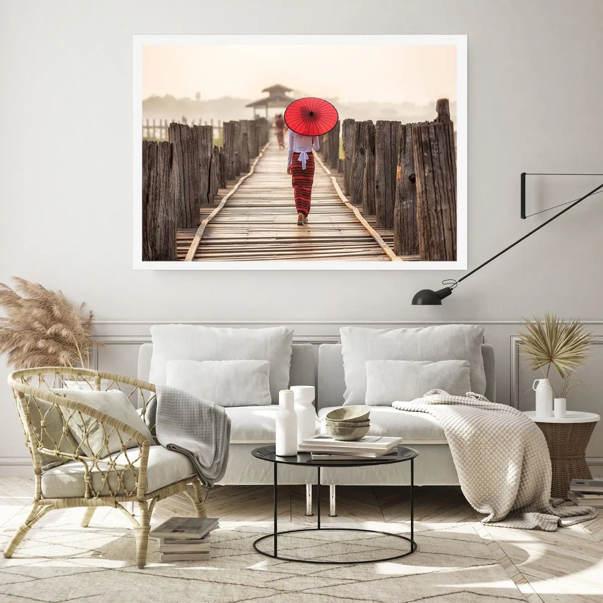 Poster - Pe podul vechi - 100x70 cm