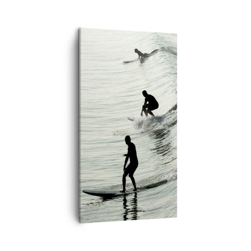 Tablou pe pânză - Pentru a întâmpina valul - 45x80 cm