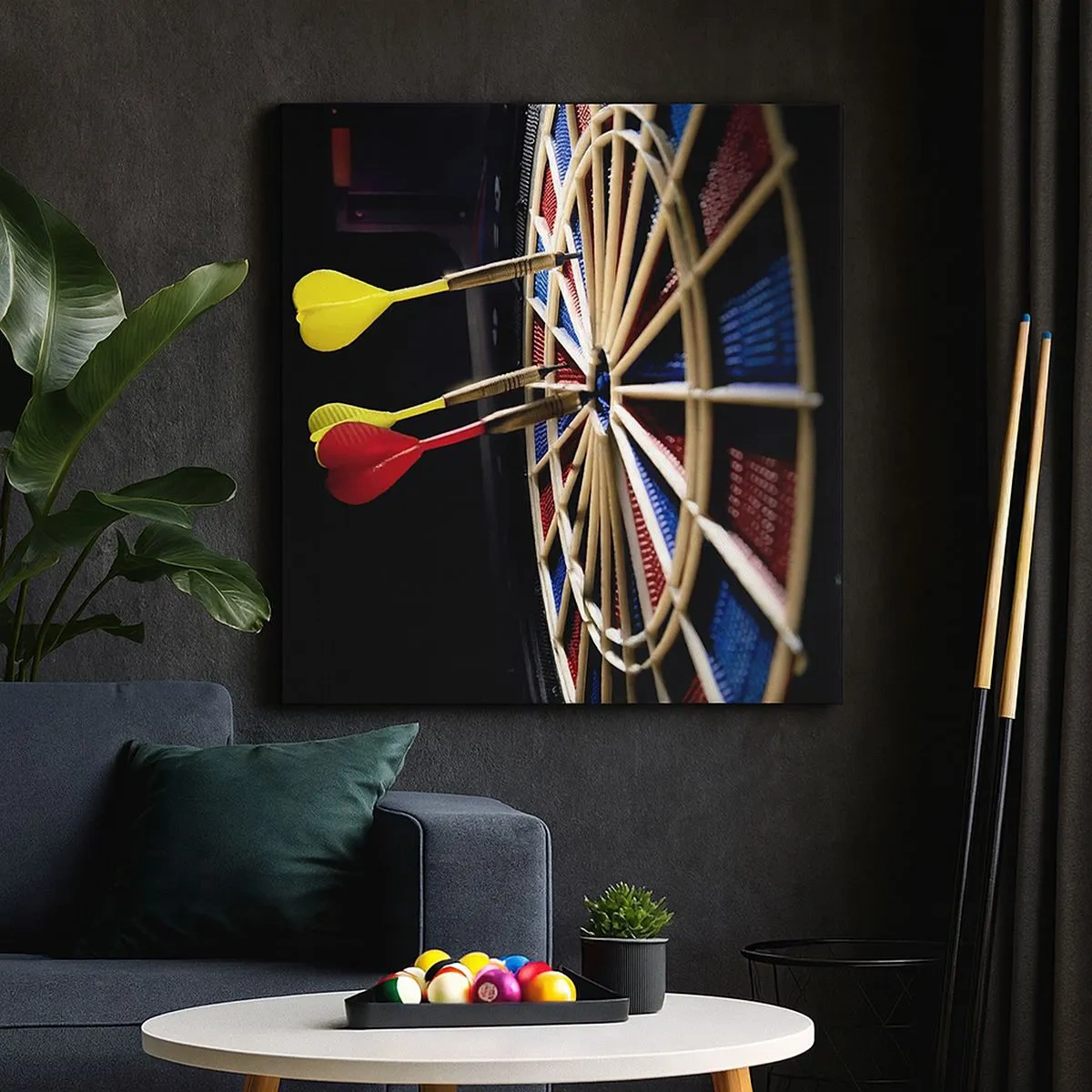 Tablou pe pânză - Direct la subiect - 30x30 cm