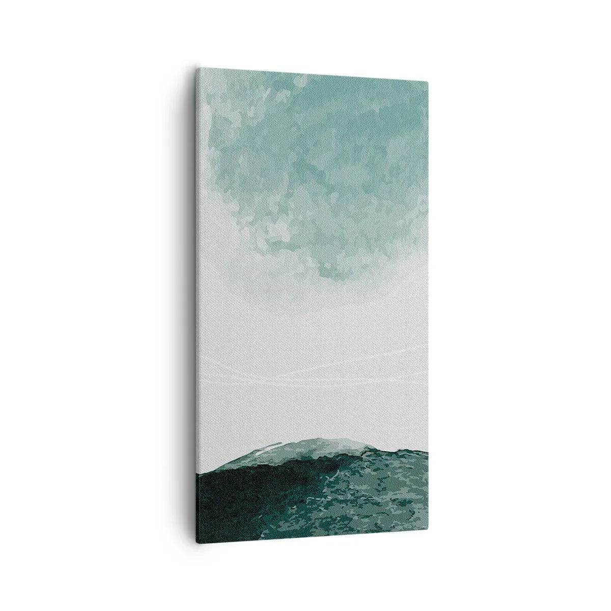 Tablou pe pânză - Întâlnire cu ceața - 55x100 cm