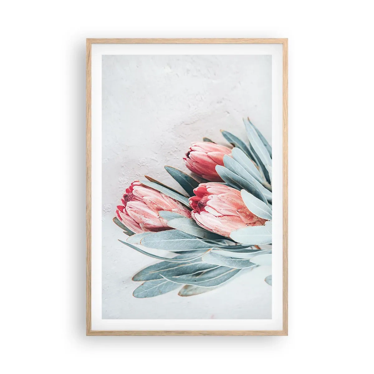 Poster în ramă de stejar deschis - Rușinate de propria lor frumusețe - 61x91 cm