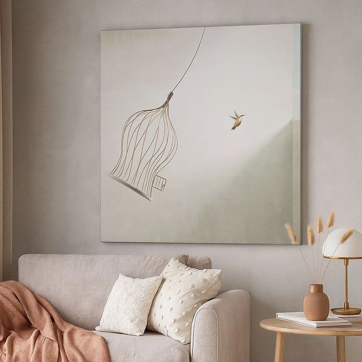 Tablou pe pânză - Eliberat - 30x30 cm