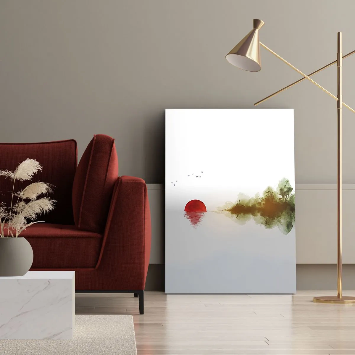 Tablou pe pânză - Promisiune de liniște - 65x120 cm