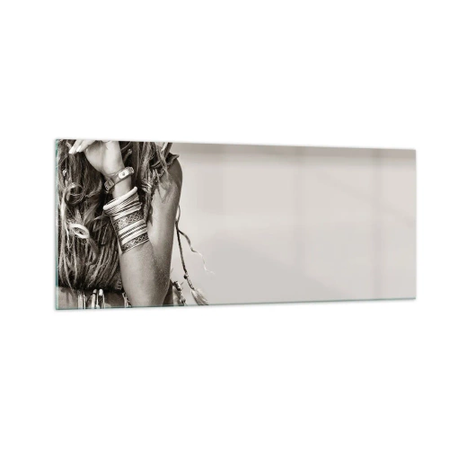 Tablou pe sticlă - Ca o fată - 100x40 cm
