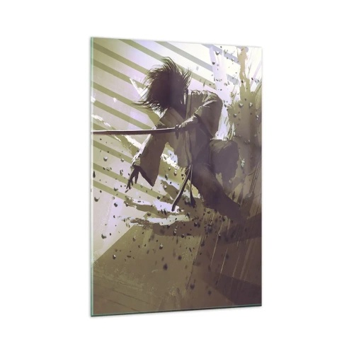 Tablou pe sticlă - Și tu poți fi samurai - 80x120 cm