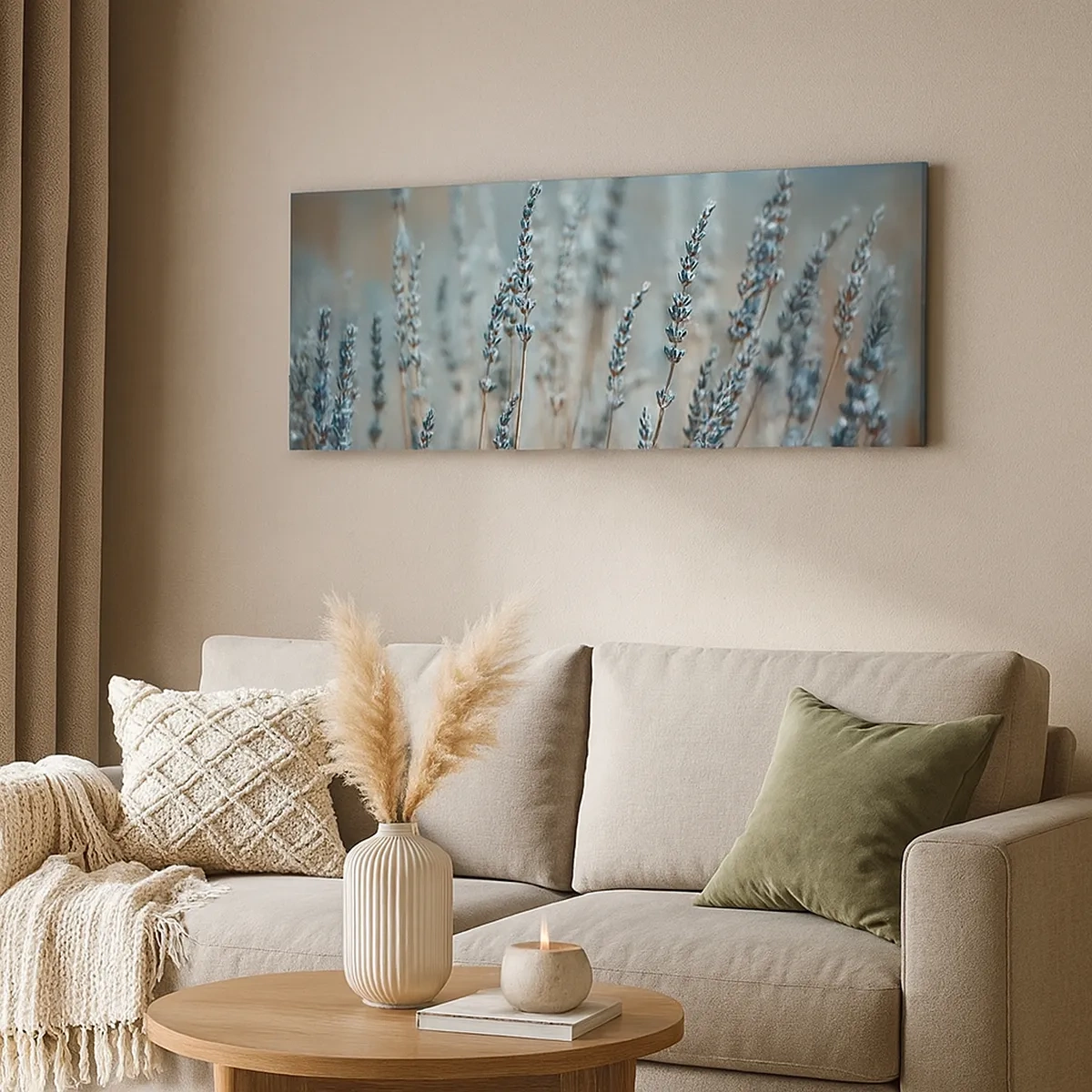 Tablou pe pânză - Câmpul parfumat - 30x30 cm