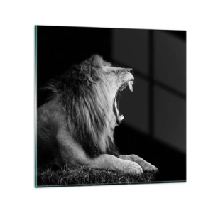 Tablou pe sticlă - Fără nici o ezitare - 50x50 cm