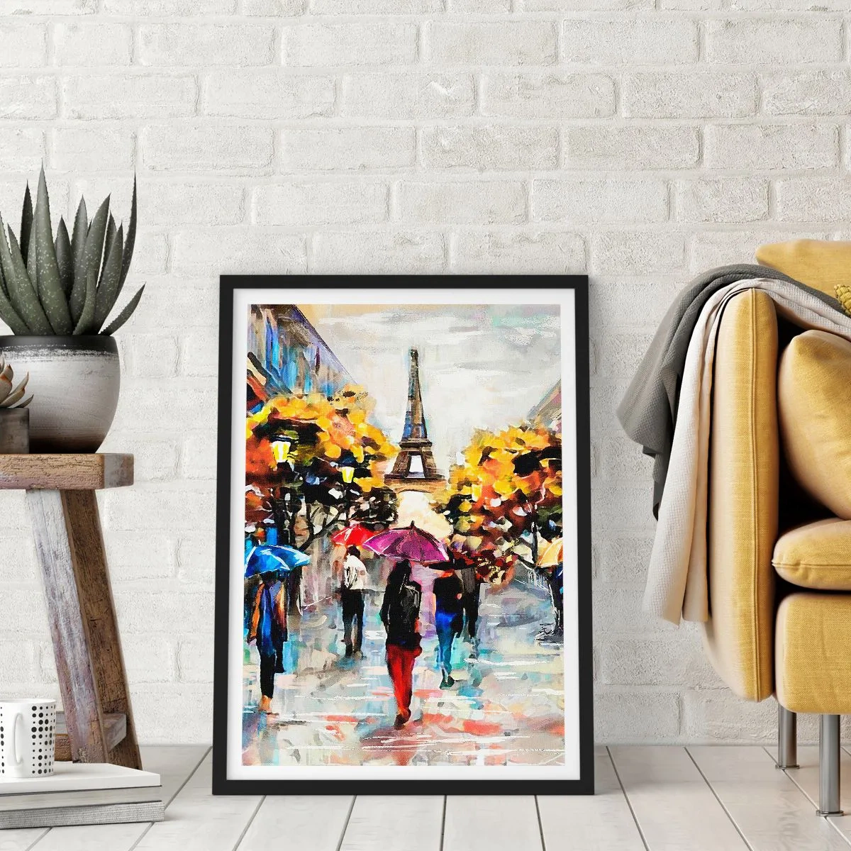 Poster în ramă neagră - Deosebit de frumos în toamnă - 40x50 cm