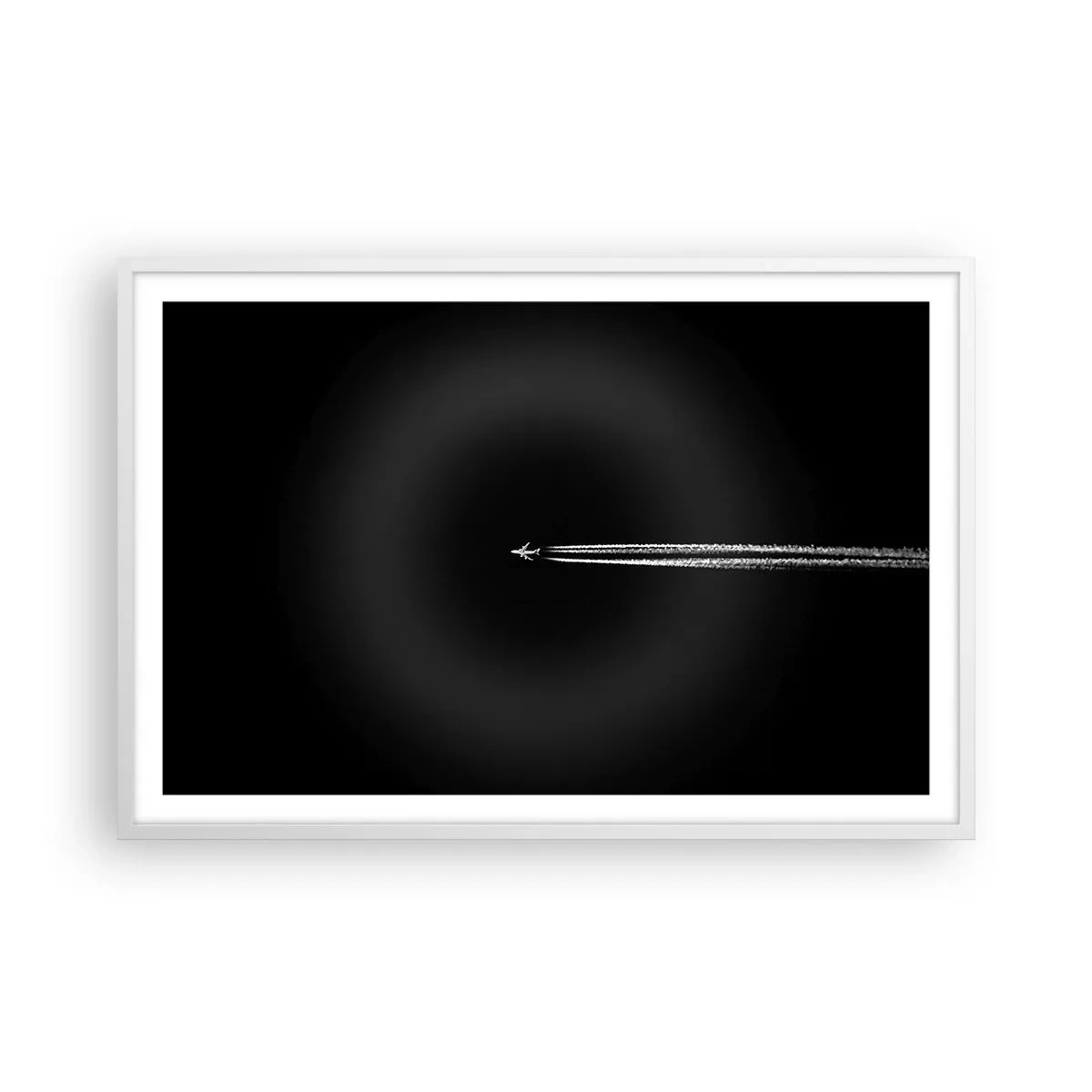 Poster în ramă albă - Într-o altă dimensiune - 91x61 cm