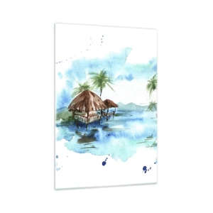 Tablou pe sticlă - Undeva în Pacific - 70x100 cm