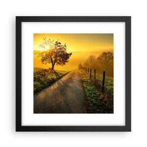 Poster în ramă neagră - O după-amiază de miel - 30x30 cm